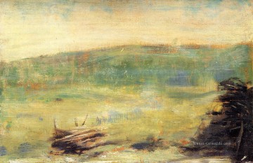 Georges Seurat Werke - Landschaft bei saint Ouen 1879